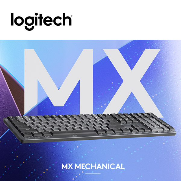 羅技 MX 茶軸全尺寸機械式鍵盤<BR><font color=#1859ff>★MX Mechanical 全尺寸鍵盤