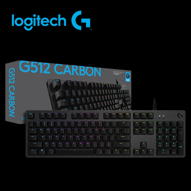 羅技 G512 RGB 機械式遊戲鍵盤 ★(Clicky青軸) 4