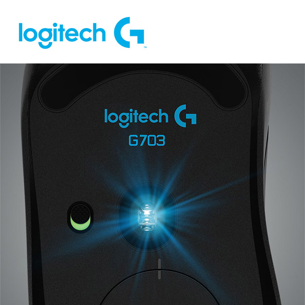 羅技 G703 LIGHTSPEED 無線電競滑鼠(HERO) 3