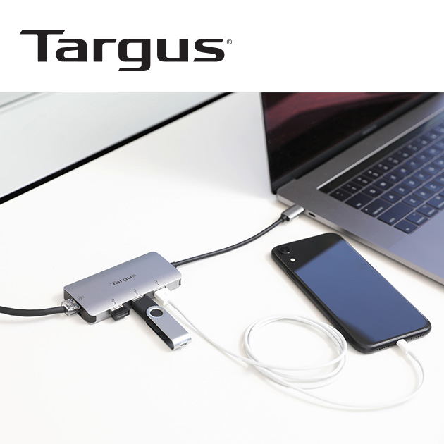 泰格斯 ACA959AP USB-C 網路端口 HUB多功能轉換器 4